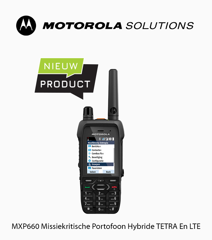 MOTOROLA MXP660 mission critical Hybrid TETRA & LTE Hand-held